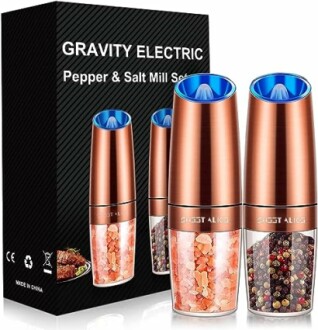 Gravity Electric Pepper and Salt Grinder Set Review - The Best Automatic Spice Grinder for Your Kitchen